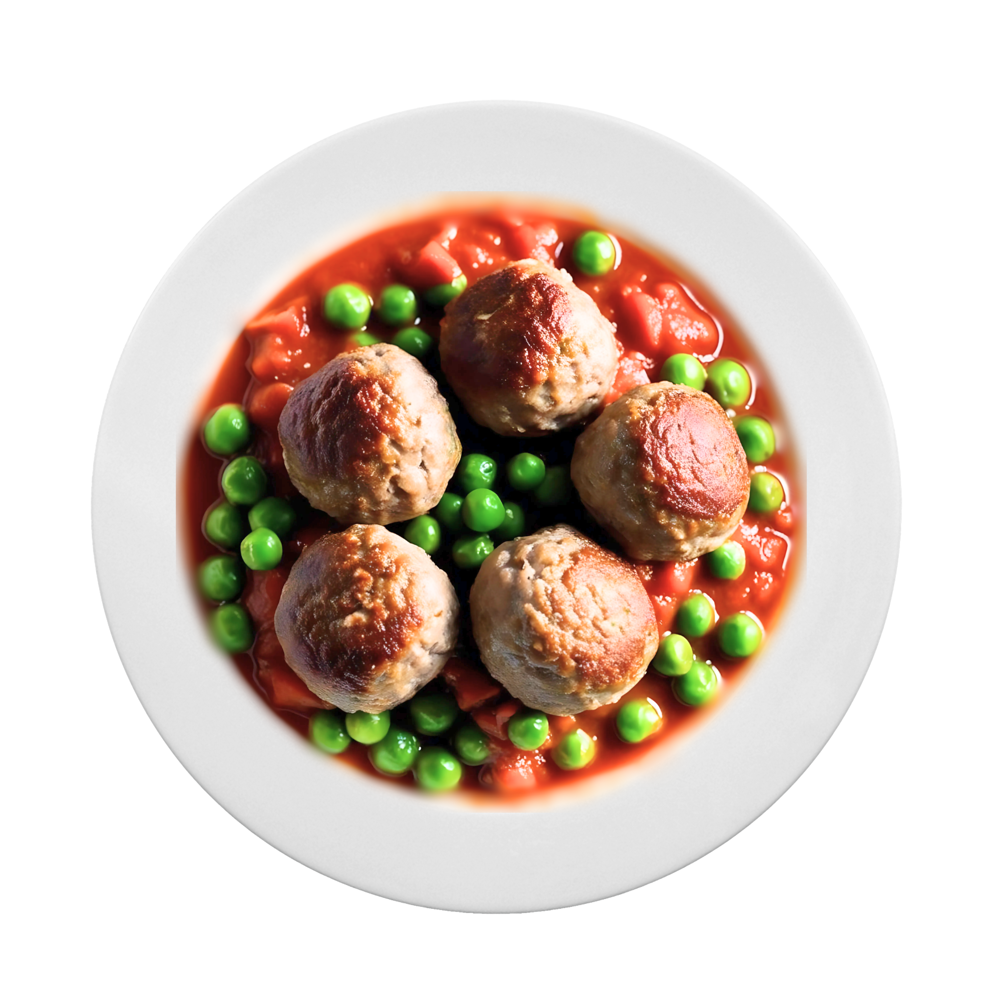 Tutti Buoni - Meatballs with peas